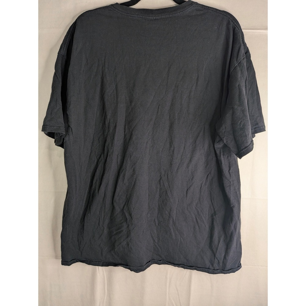 Vintage 90s Y2K Miami Beach Graphic T-Shirt Black 2XL Souvenir 100% Cotton - Picture 6 of 12